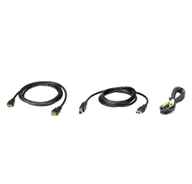 Aten 2L-7D02UHX3 KVM Cable 1.8m with HDMI, USB & Audio to HDMI, USB & Audio Aten 2L-7D02UHX3 KVM Cable 1.8m with HDMI, USB & Audio to HDMI, USB & Audio